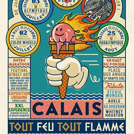 Apartmán Le Jean De Fiennes Calais Exteriér fotografie